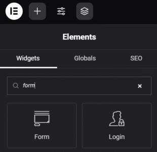 Elementor - Add a Widget